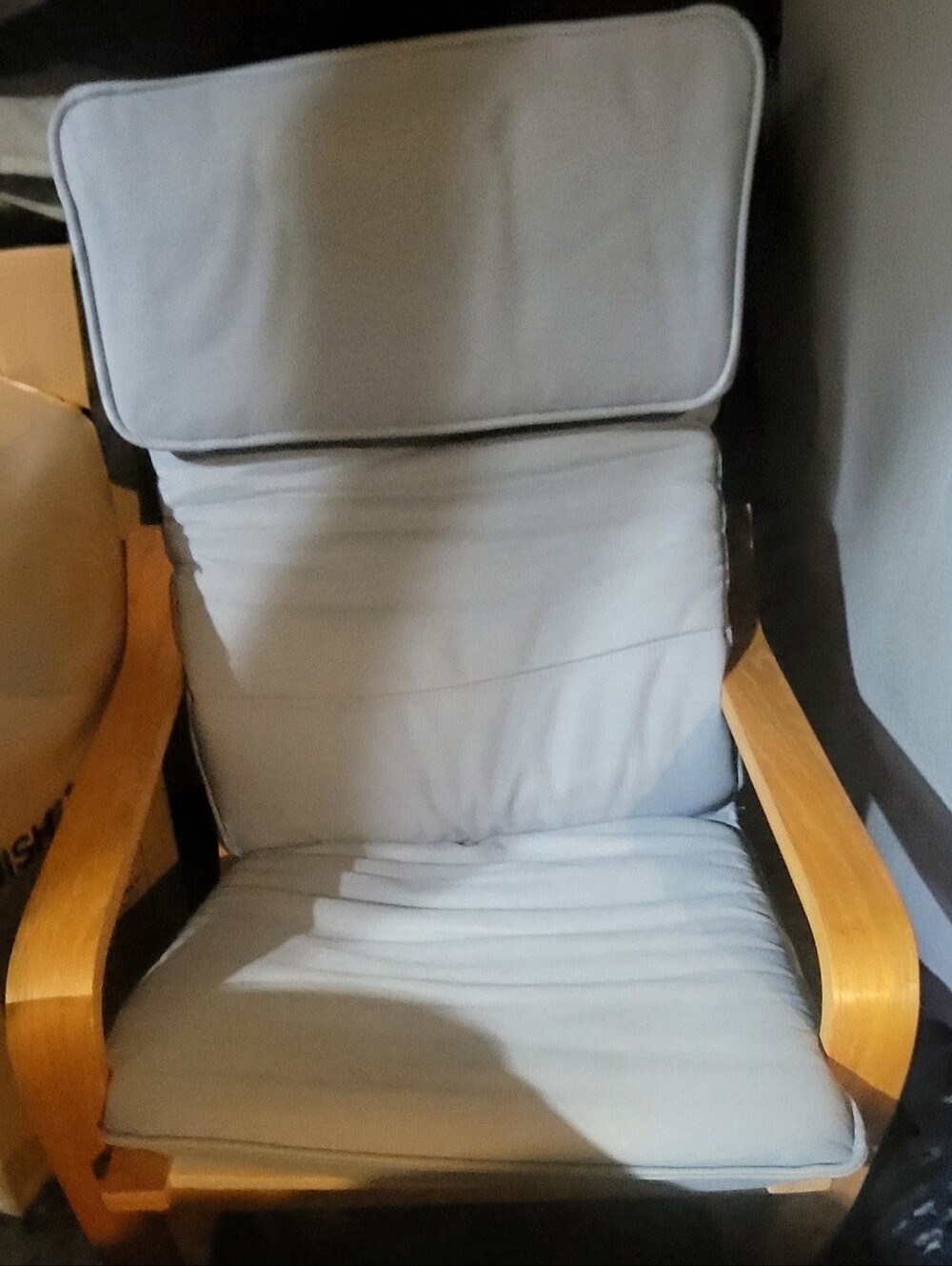 IKEA Poang Chair Cushion Cover Light Blue